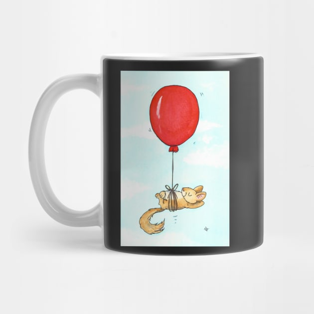 Squirrel Balloon by nicolejanes